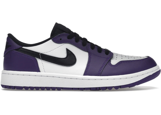 Jordan 1 Retro Low Golf Court Purple sneakers - authentic Jordan shoes
