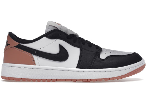 Jordan 1 Retro Low Golf Rust Pink sneakers - authentic Jordan shoes