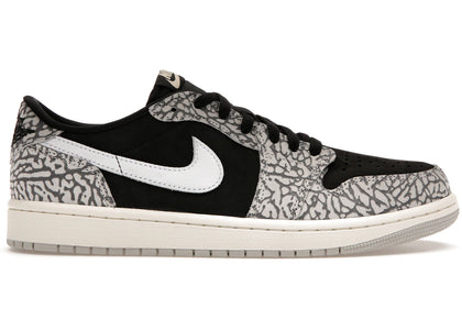 Jordan 1 Retro Low OG Black Cement - authentic Jordan sneakers