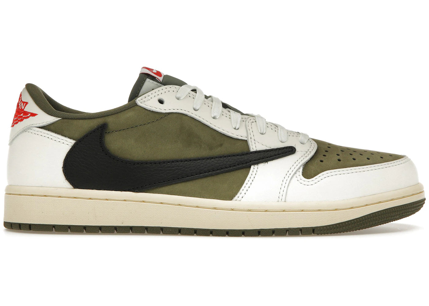 Jordan 1 Retro Low OG SP Travis Scott Medium Olive - vue 360