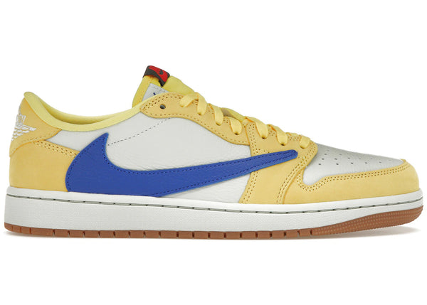 Jordan 1 Retro Low OG SP Travis Scott Canary (Women's) sneakers - authentic Jordan shoes