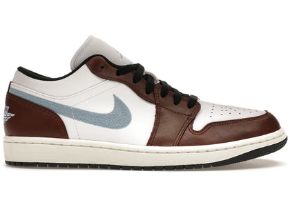 Jordan 1 Retro Low SE Brown Blue Grey - authentic Jordan sneakers