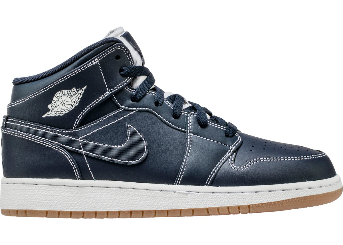 Jordan 1 Retro Mid Derek Jeter RE2PECT (GS) - vue secondaire A