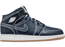 Jordan 1 Retro Mid Derek Jeter RE2PECT (GS) - vue 360