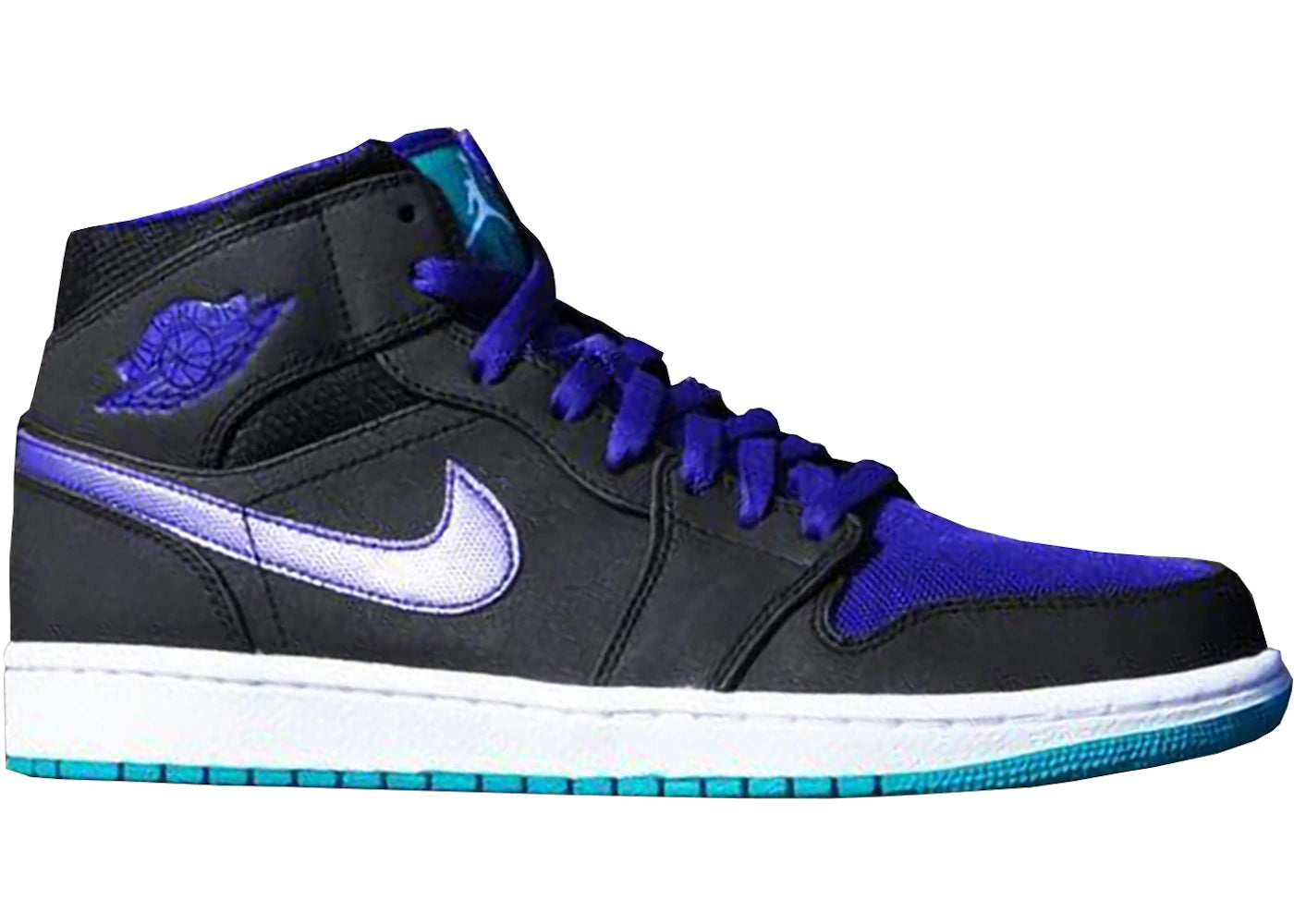 Jordan 1 Mid Grape - vue 360