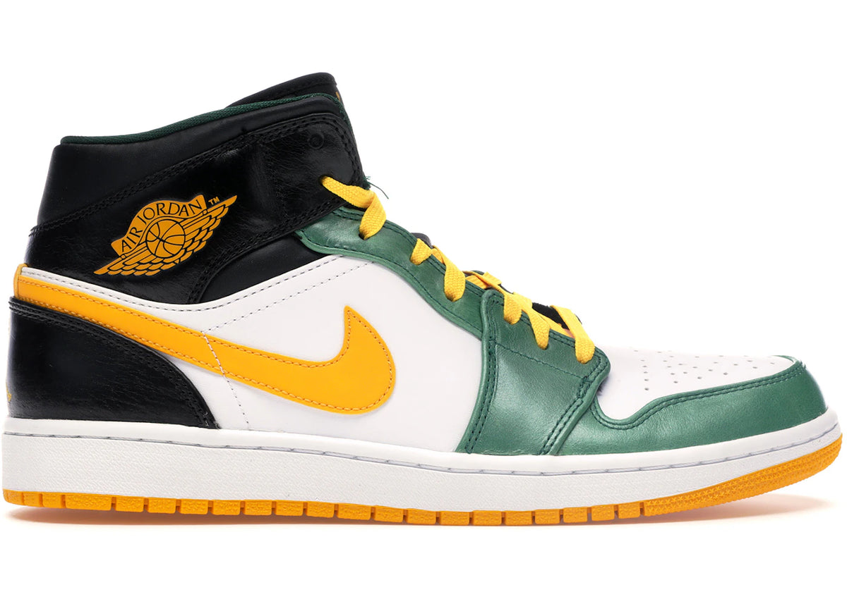 Jordan 1 Mid Retro Sonics - vue secondaire A