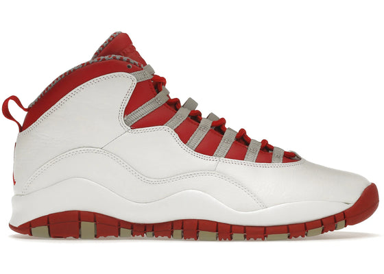 Jordan 10 Retro Red Steel sneakers - authentic Jordan shoes