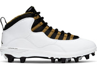 Jordan 10 TD Mid White Black Metallic Gold