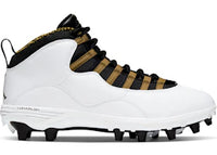Jordan 10 TD Mid White Black Metallic Gold