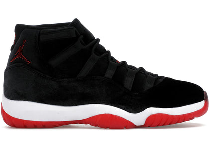 Jordan 11 Retro Bred Velvet (Women's) sneakers - authentic Jordan shoes