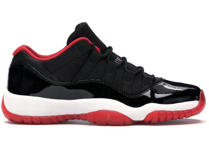 Jordan 11 Retro Low Bred (GS) - authentic Jordan sneakers