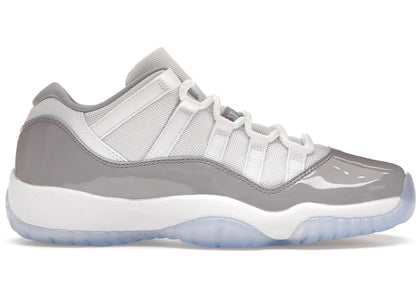 Jordan 11 Retro Low Cement Grey (GS) - authentic Jordan sneakers