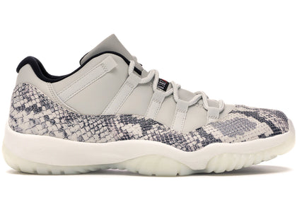 Jordan 11 Retro Low Snake Light Bone - authentic Jordan sneakers