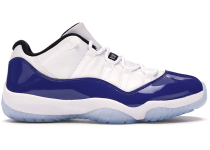 Jordan 11 Retro Low White Concord (Women's) - authentic Jordan sneakers