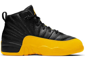 Jordan 12 Retro Black University Gold (PS) - authentic Jordan sneakers