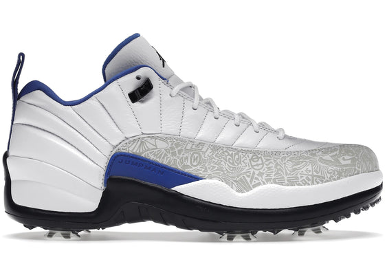 Jordan 12 Retro Low Golf NRG P22 Laser Game Royal sneakers - authentic Jordan shoes