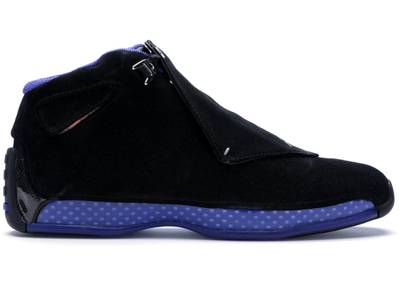 Jordan 18 Retro Black Sport Royal (2018) sneakers - authentic Jordan shoes