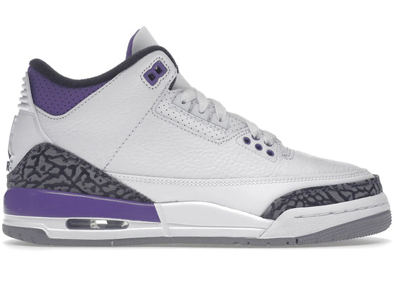 Jordan 3 Retro Dark Iris (GS) sneakers - authentic Jordan shoes