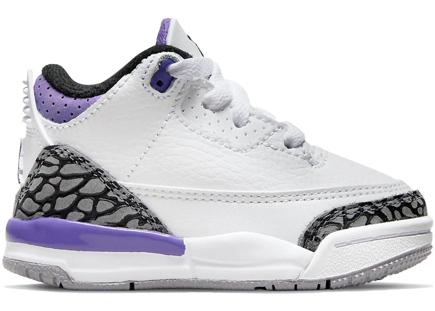 Jordan 3 Retro Dark Iris (TD) - vue 360