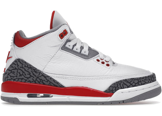 Jordan 3 Retro Fire Red (2022) (GS) sneakers - authentic Jordan shoes