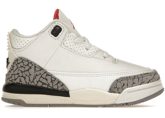 Jordan 3 Retro White Cement Reimagined (TD) sneakers - authentic Jordan shoes