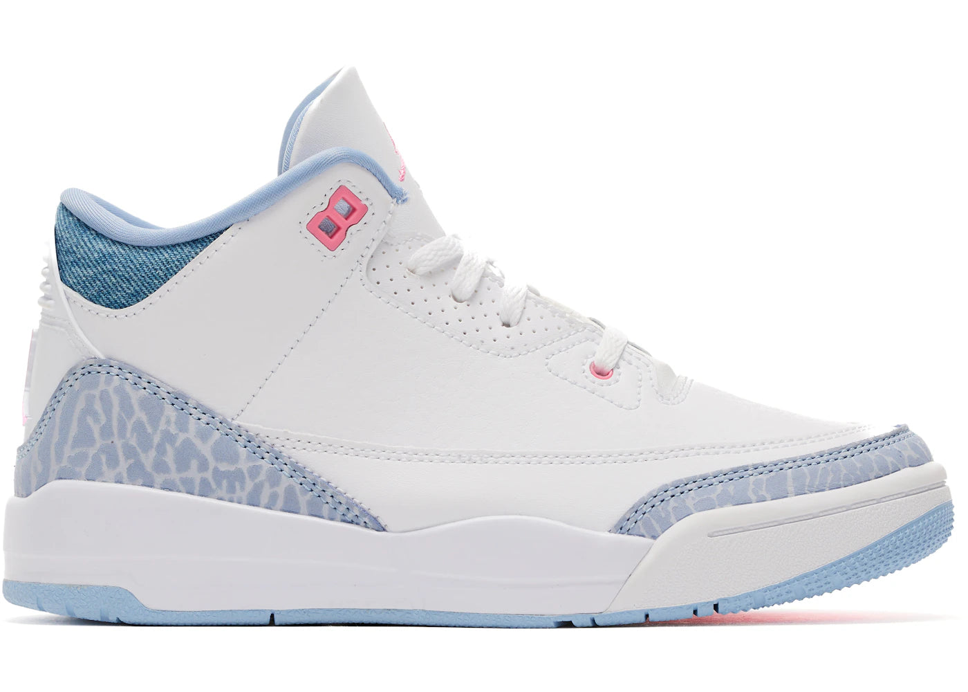 Jordan 3 Retro White Cobalt Bliss (PS) - vue 360