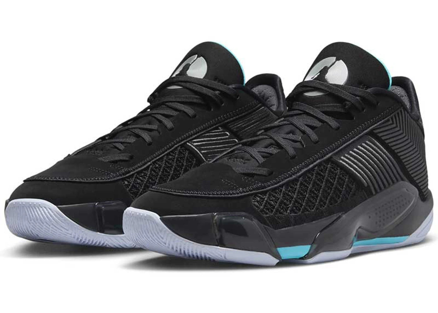 Jordan 38 Low PF Black Gamma Blue - vue secondaire B