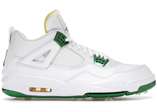 Jordan 4 Retro Golf Metallic Green sneakers - authentic Jordan shoes