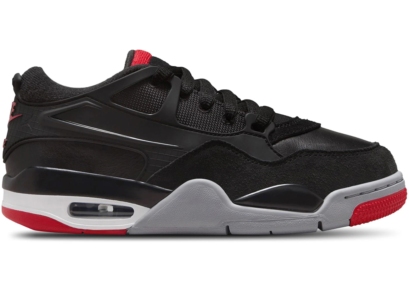 Jordan 4 RM Black Cement (GS) - vue 360