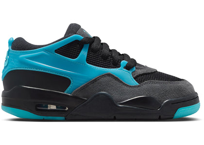 Jordan 4 RM Black Gamma Blue (GS) - authentic Jordan sneakers