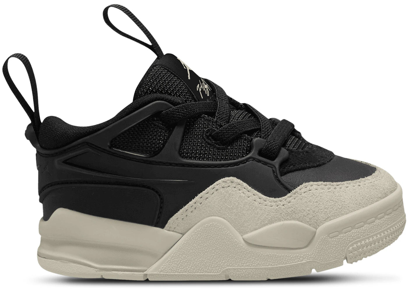 Jordan 4 RM Black Light Bone (TD) - vue secondaire A