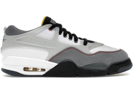 Jordan 4 RM Premium White Black Smoke Grey Fire Red sneakers - authentic Jordan shoes