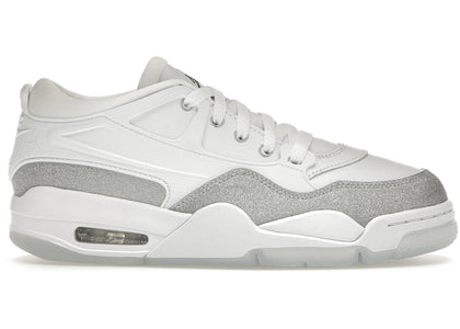 Jordan 4 RM White Metallic Silver (Women's) - authentic Jordan sneakers