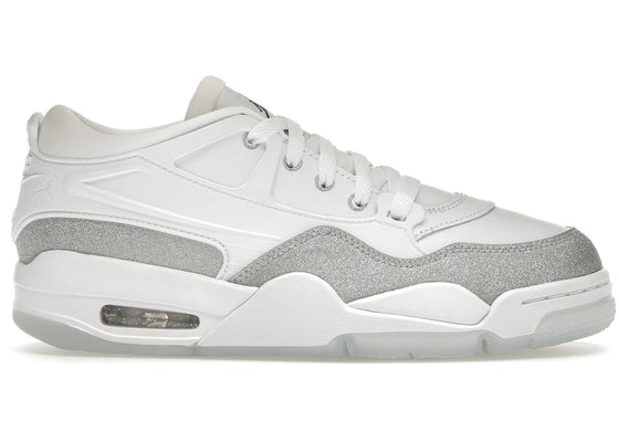 Jordan 4 RM White Metallic Silver (Women's) sneakers - authentic Jordan shoes