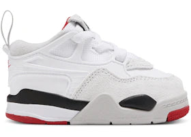 Jordan 4 RM White Varsity Red (TD) - vue 360