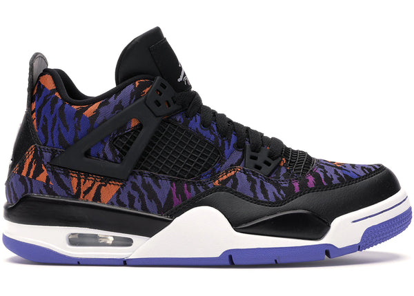 Jordan 4 Retro Black Rush Violet (GS) sneakers - authentic Jordan shoes