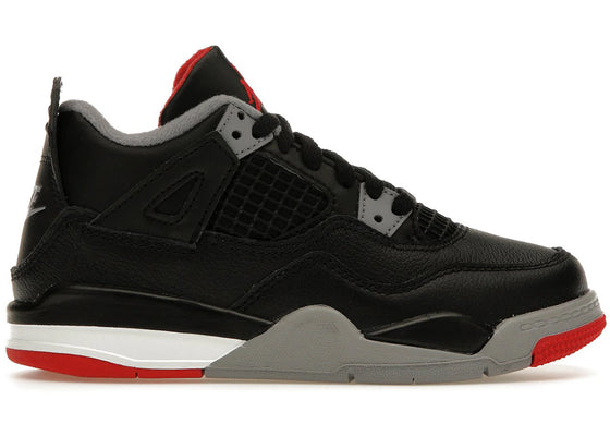 Jordan 4 Retro Bred Reimagined (PS) sneakers - authentic Jordan shoes