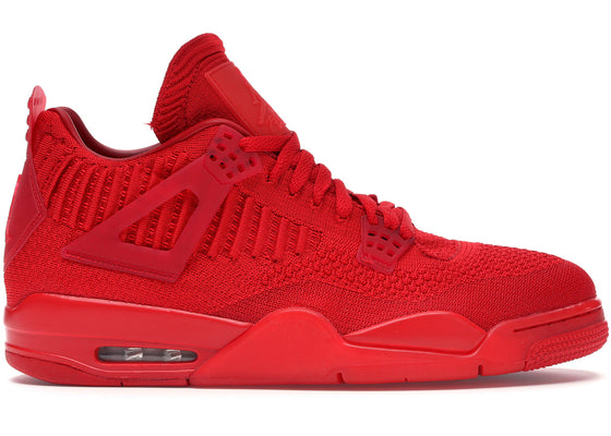 Jordan 4 Retro Flyknit Red sneakers - authentic Jordan shoes