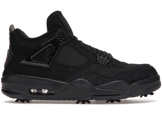 Jordan 4 Retro Golf Black Cat Pony Hair sneakers - authentic Jordan shoes