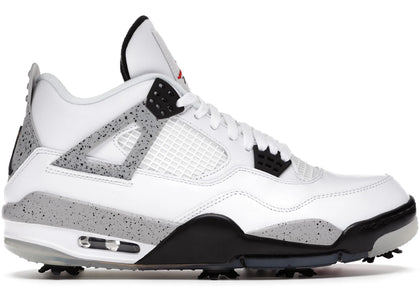 Jordan 4 Retro Golf White Cement sneakers - authentic Jordan shoes