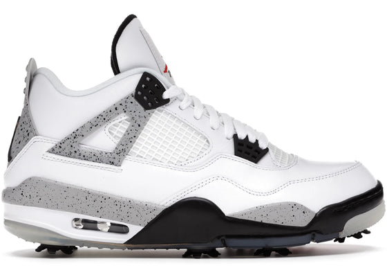Jordan 4 Retro Golf White Cement sneakers - authentic Jordan shoes