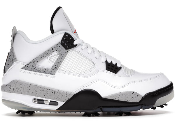 Jordan 4 Retro Golf White Cement sneakers - authentic Jordan shoes