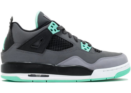 Jordan 4 Retro Green Glow (GS) - authentic Jordan sneakers