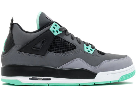 Jordan 4 Retro Green Glow (GS) sneakers - authentic Jordan shoes
