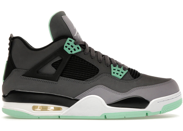 Jordan 4 Retro Green Glow sneakers - authentic Jordan shoes