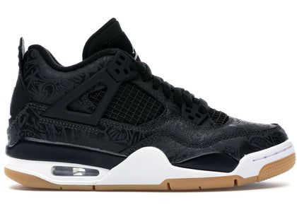 Jordan 4 Retro Laser Black Gum (GS) - authentic Jordan sneakers