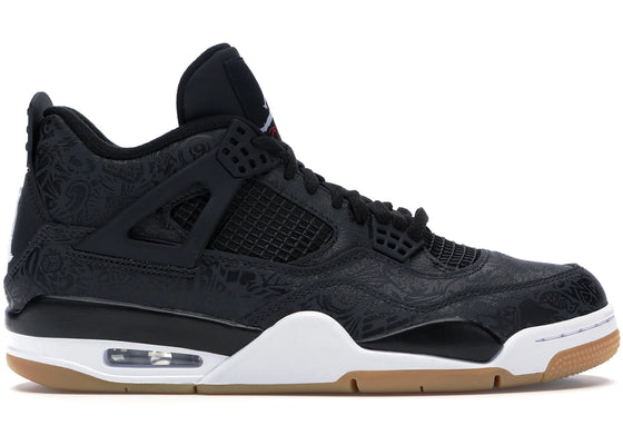 Jordan 4 Retro Laser Black Gum sneakers - authentic Jordan shoes