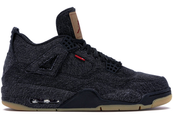 Jordan 4 Retro Levi's Black (Blank Tag) sneakers - authentic Jordan shoes