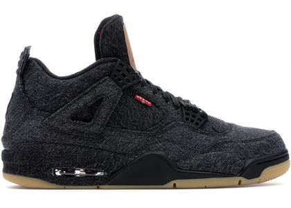 Jordan 4 Retro Levi's Black (Levi's Tag) - authentic Jordan sneakers