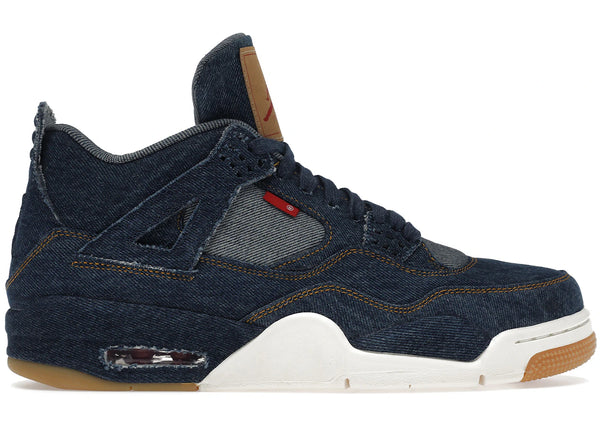 Jordan 4 Retro Levi's Denim (Blank Tag) sneakers - authentic Jordan shoes